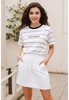 佐丹奴女装25年新款蔚蓝经典系列纯棉针织T恤05395206 商品缩略图3