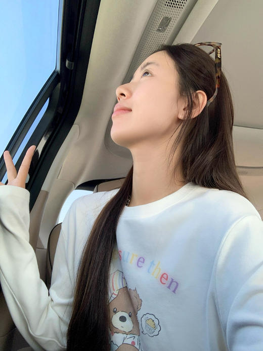 【149元任选2件】 现货！小熊印花宽松长袖T恤 商品图6