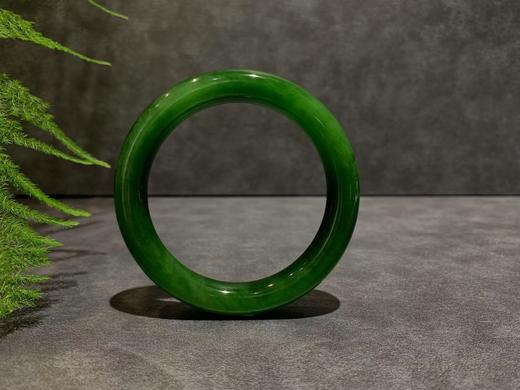 【御珠宫坊·传藏系列】碧玉手镯56mm 商品图1