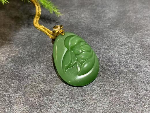 【御珠宫坊】金镶碧玉花牌 商品图2