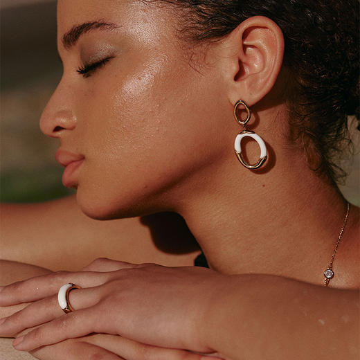 【李佳薇&刘忻&刘芳菲同款】Garden of Eden 伊甸园系列 | 涟漪环形二件套 商品图3