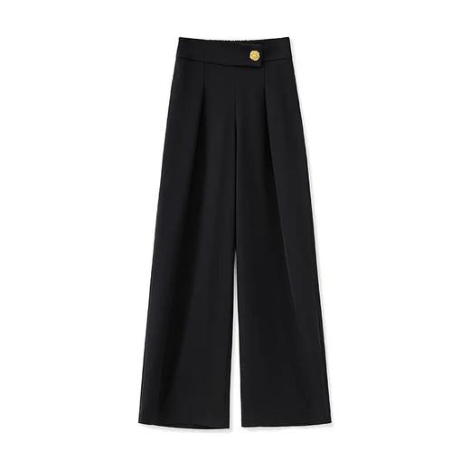 【高货wl】全新升级【铂金会员201/天猫269/差价68】(11422) 洛诗琳春款时尚高级感通勤简约高腰垂坠感宽松西装阔腿裤 商品图4