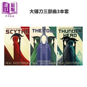 【中商原版】大镰刀三部曲3本套 英文原版 Scythe Thunderhead The Toll Arc of a Scythe book Neal Shusterman