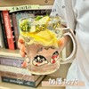 可爱卡通玻璃杯  带把手蜡笔小新水杯大容量库洛米杯子女饮料果汁杯3.258 商品缩略图2