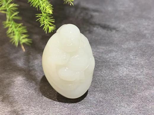 【御珠宫坊】羊脂白玉佛挂件 商品图0