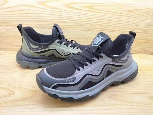 春季新款时尚运动休闲豪行男鞋14123058网面透气跑步潮款单鞋 商品图1