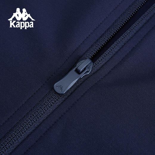 Kappa卡帕背靠背复古运动服2025新款凉感休闲开衫卫衣男针织外套K0F32WK22 商品图3
