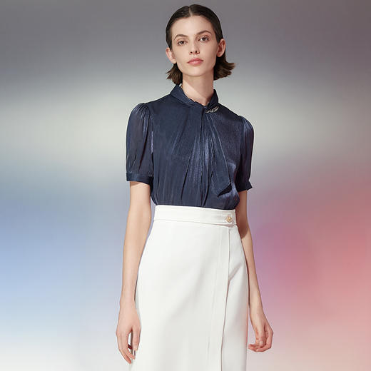 EITIE爱特爱夏季新款时尚气质舒适显瘦小上衣7813503 商品图2