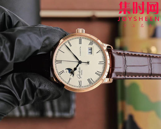 V9格拉苏蒂月相 原创议员月相款 参议员大日历 男士腕表 原装开模 商品图3
