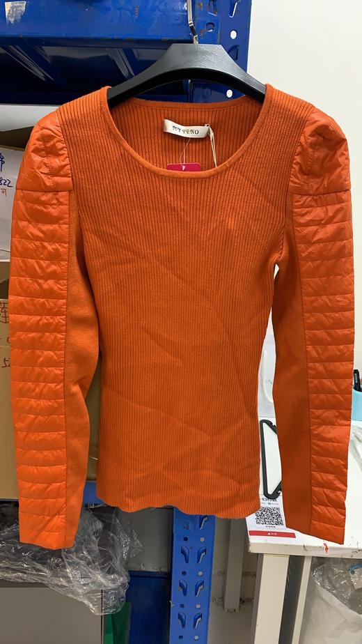 MGA217LM24402  马天奴MYTENO  拼接淑女毛领皮外套【仅内衬，介意慎拍】 商品图3