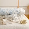 林夕-水洗全棉花卉绗缝床盖夏被五件套挚爱-250*250cm【CP】 商品缩略图3