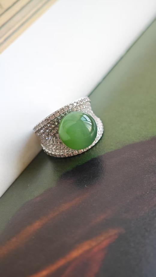 难哄集·和田和南红银戒指【嘉石597】 商品图1