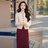 今年流行高级感小香名媛风针织开衫半身裙套装 商品缩略图1