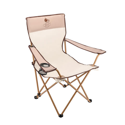 【承重100kg 轻量稳固】大迈 扶手折叠轻躺椅-布拉格棕 商品图1