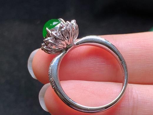 蛋面翡翠戒指 商品图4