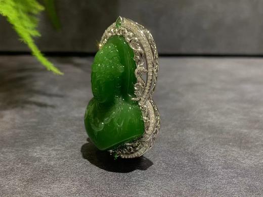 【御珠宫坊·传藏系列】金镶碧玉观音 商品图5