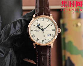 V9格拉苏蒂月相 原创议员月相款 参议员大日历 男士腕表 原装开模