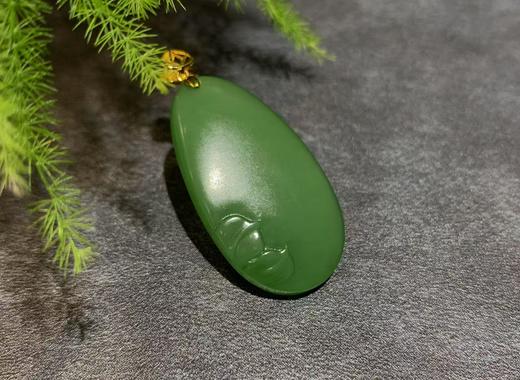 【御珠宫坊】金镶碧玉花牌 商品图4