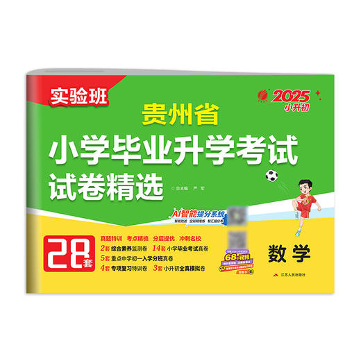 【贵州】2025 数学 小学毕业升学考试试卷精选 商品图3