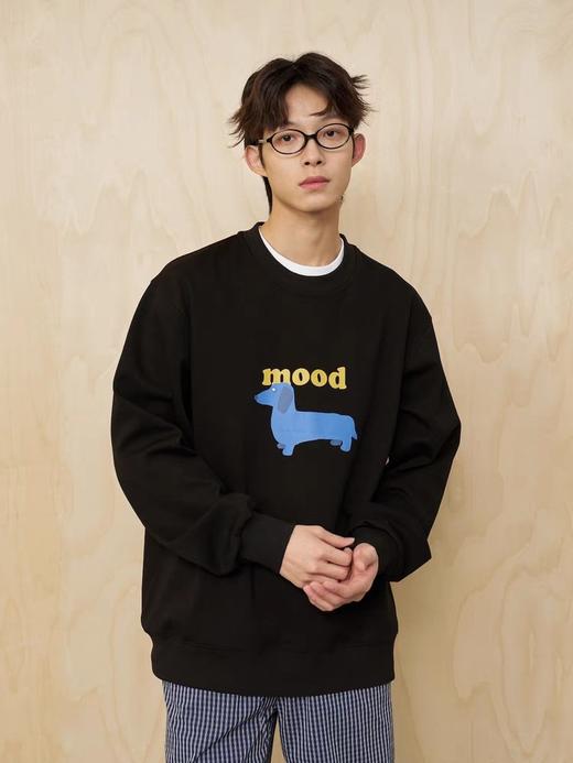 Mood Like Me/MWY2501/蓝狗丝网印花圆领卫衣 商品图2
