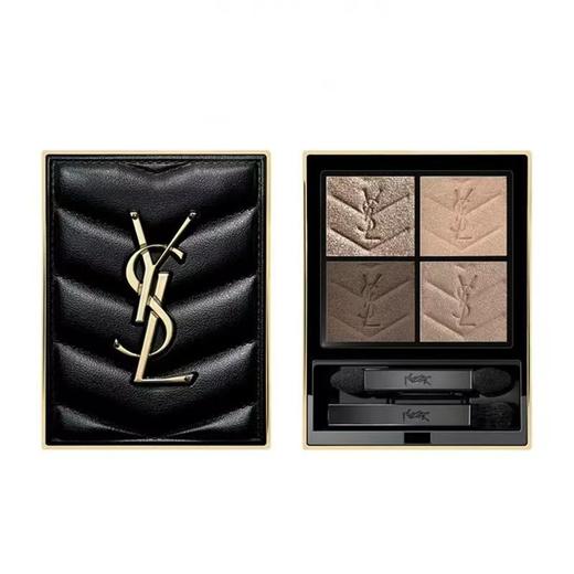【品牌授权】YSL圣罗兰黑色皮革眼影四色眼影盘  #500摩洛哥琉光 #100斯道拉绝色 哑光锻光 商品图5