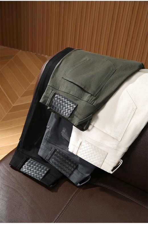 高端男裤⚠️【PSENY专柜正品轻奢天丝长绒棉休闲裤】完美的4D版型可以让你足够man…弹力舒适0束缚❗商务休闲均可！不挑身材和年龄！耐穿耐磨，品质感满满 ✅编织皮包·高档包装，送人自留都有面儿！ 商品图9