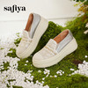 预售10天|Safiya/索菲娅2025复古民族风蕾丝草编透气懒人软底渔夫鞋 SFD1112416 商品缩略图5