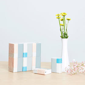 【分仓直发包邮】柚家自然无香纸手帕（6946-1）4层*6片*18包