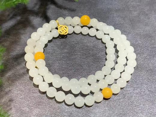 【御珠宫坊】羊脂白玉珠串 商品图2