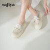 预售10天|Safiya/索菲娅2025复古民族风蕾丝草编透气懒人软底渔夫鞋 SFD1112416 商品缩略图7