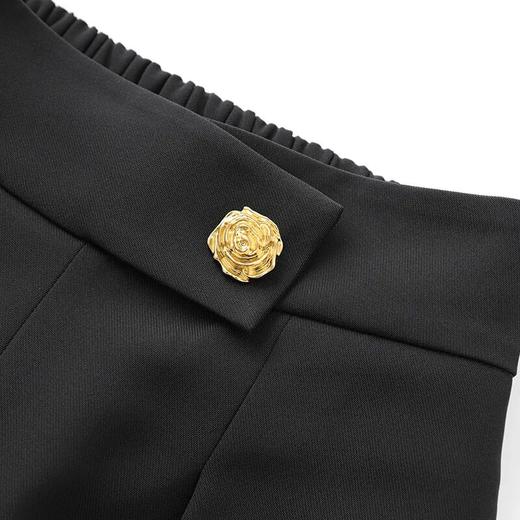 【高货wl】全新升级【铂金会员201/天猫269/差价68】(11422) 洛诗琳春款时尚高级感通勤简约高腰垂坠感宽松西装阔腿裤 商品图2