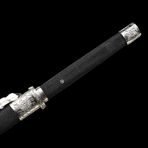 明月唐刀 鱼皮款 唐横刀剑 龙泉沈广隆一体刀剑传统刀剑 未开刃 商品图4