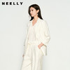 NEELLY纳俪商场同款春新款设计感通勤气质简约西装外套女百搭舒适N25032W01149 商品缩略图0