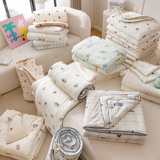 【双旦秒杀】自然醒儿童A类针织棉大豆夏凉被子空调被卡通薄款单双人春夏YBY（不参与优惠券） 商品图4