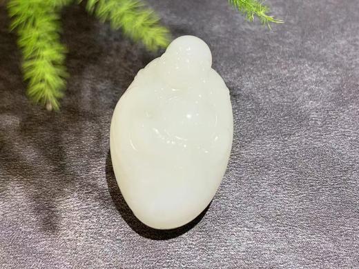 【御珠宫坊】羊脂白玉佛挂件 商品图6