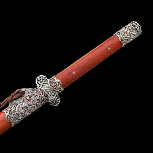 惊鸿唐刀 花纹钢 唐横刀剑 龙泉沈广隆一体刀剑传统刀剑 未开刃 商品图4