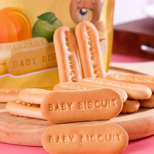 白俄罗斯巧力莲牌牛奶味/南瓜+苹果味儿童饼干120g 商品图5