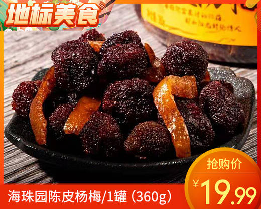 海珠园陈皮杨梅/1罐（360g）生产日期：25年10月补单专用 商品图0