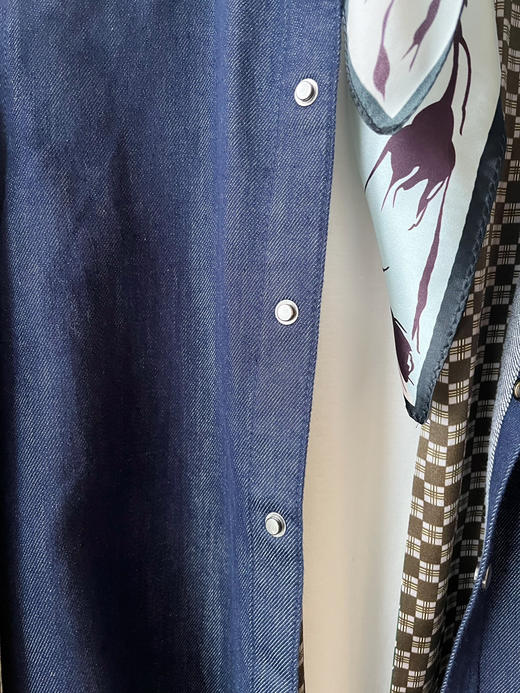 【冲突美学】噢蜜ooomeooo牛仔刺绣衬衫 商品图7