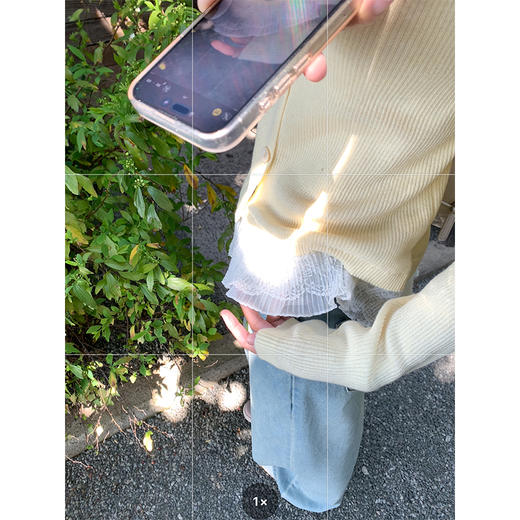 <曾小咸推荐>现货秒杀！微信超特价！下摆蕾丝花边针织开衫 日常159.99 立减70 秒杀89.99！ 商品图1