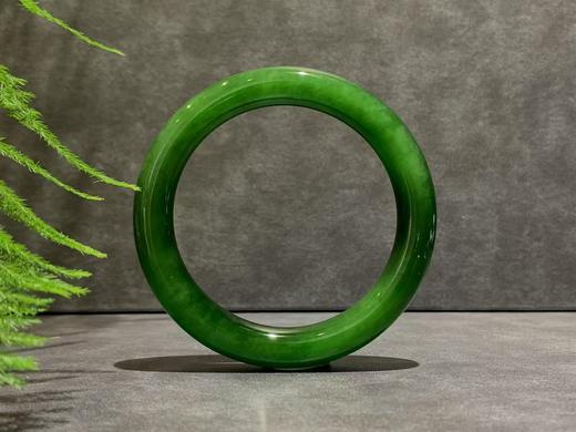 【御珠宫坊·传藏系列】碧玉手镯56mm 商品图0