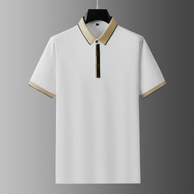 【棉质】【DDA】大依优型大码短袖POLO衫翻领商务休闲透气半袖夏季上衣