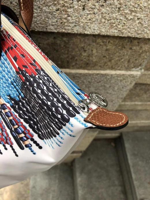 珑骧马赛系列新款缤纷色彩花纹图案手提单肩大容量中号大号托特包妈咪包 商品图5