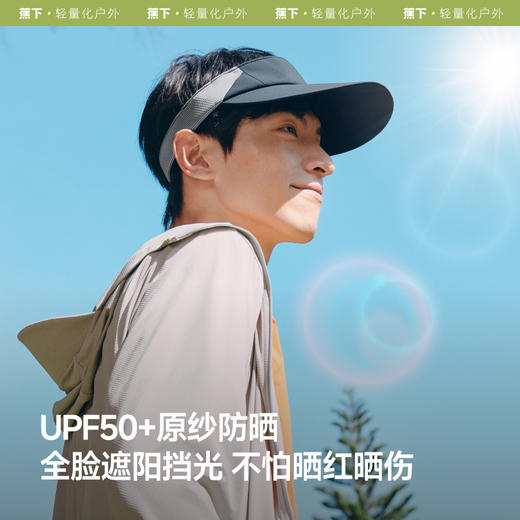 【25年新品】蕉下男士空顶防晒帽DS567 商品图1