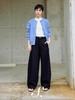 shyshystill/shy202412008/修饰身型利落版型宽松阔腿香蕉西裤 商品缩略图3