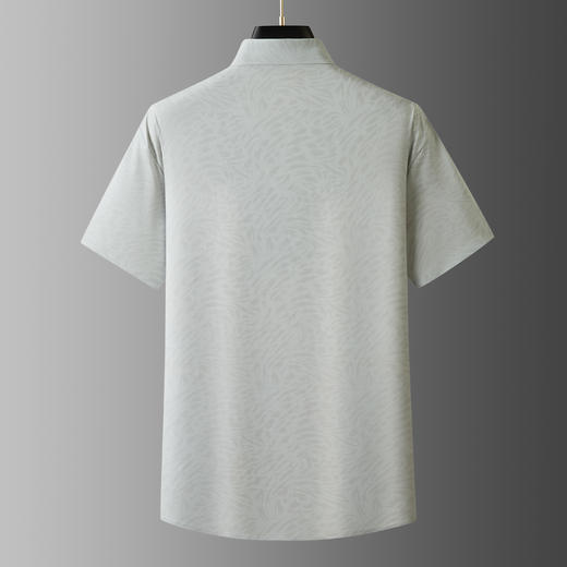 【DDA】大依优型大码花衬衫短袖衬衫翻领衬衣商务休闲透气半袖夏季上衣男士 商品图2