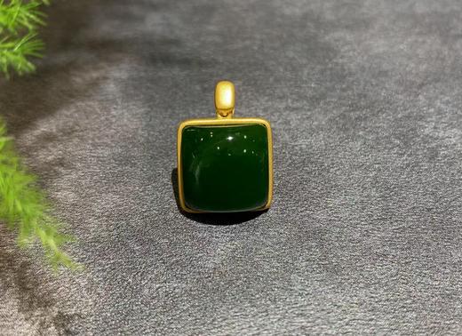 【御珠宫坊】金镶碧玉吊坠 商品图1