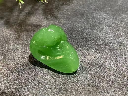 【御珠宫坊】碧玉荷花挂件 商品图2