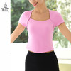 梵美人 Y1086R 瑜伽短袖 带胸垫 云糯柔感 商品缩略图4