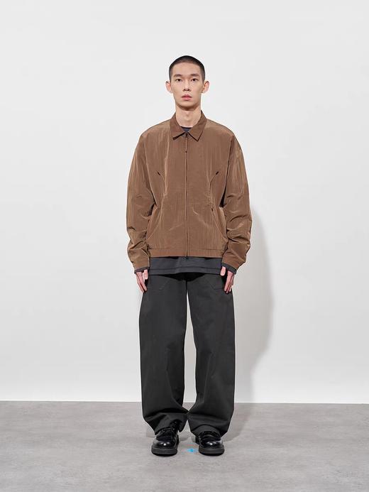 FMACM/CK2503/暗条纹硬挺工装弯刀长裤 商品图3
